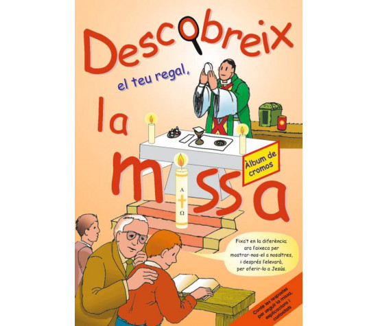 Descubre la missa, album de cromos (en catalan)